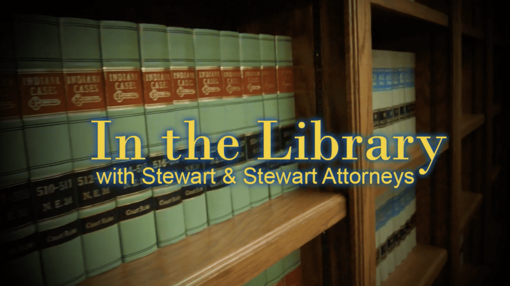 In the Library with Stewart & Stewart Attorneys