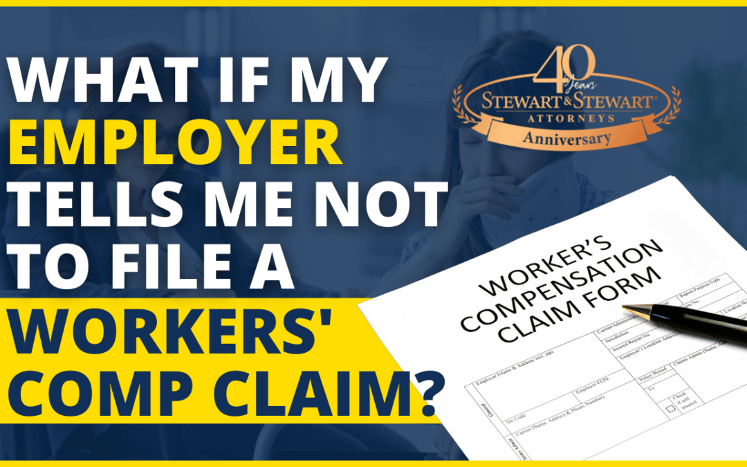 What if My Employer Tells Me Not to File a Workers’ Comp Claim?